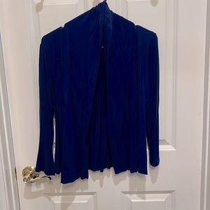 Banana republic size small s open front cardigan deep blue rayon